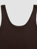 Women's Rib Tank Top Espresso