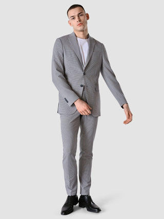 Essential Blazer Regular Duo Check Blue