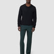 Seamless Premium Merino Knit Crewneck Black