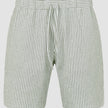 Seersucker Shorts Green Stripes