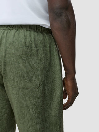Seersucker Shorts Clover Green