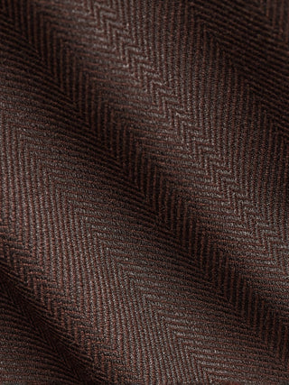 Women's Serene Short Jacket Chocolate Herringbone