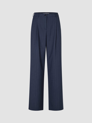 Women's Serene Pants Wide Marine Pinstripe