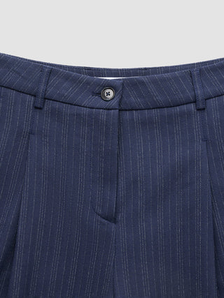 Women's Serene Pants Wide Marine Pinstripe