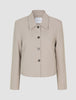 Serene Short Jacket Greige