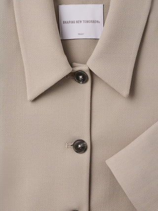Serene Set Greige Wide Fit Pants & Short Jacket