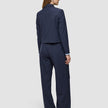 Serene Set Marine Pinstripe Short Jacket Pants