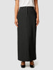 Essential Set Black Long Vest & Maxi Skirt