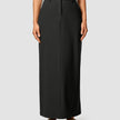 Essential Set Black Long Vest & Maxi Skirt