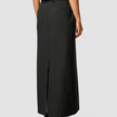 Essential Set Black Long Vest & Maxi Skirt