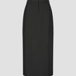 Essential Set Black Long Vest & Maxi Skirt