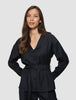 Women's Skye Belted Overshirt Black