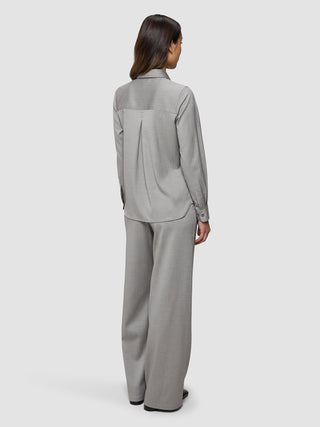 Women's Skye Shirt Mellow Beige Herringbone
