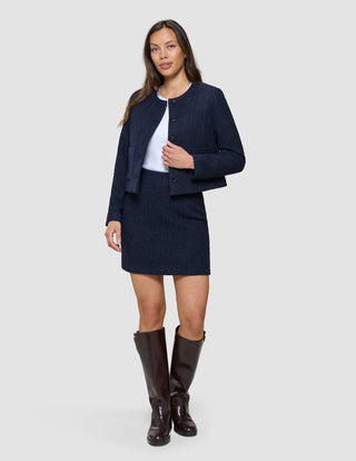 Women's Sorae Short Jacket Midnight Blue