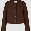 Sorae Set Espresso Short Jacket and Short Skirt