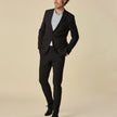 Essential Blazer Slim Black Check