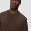 Supima T-shirt Box Fit Saddle Brown