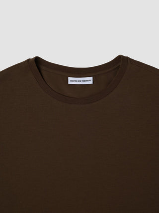 Supima T-shirt Saddle Brown
