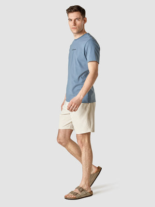 Supima Autograph T-shirt Blue Mirage