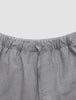Tech Linen Elastic Shorts Charcoal
