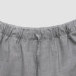 Tech Linen Elastic Shorts Charcoal