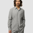 Tech Linen Casual Shirt Charcoal