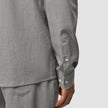 Tech Linen Casual Shirt Charcoal