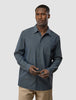 Tech Linen Casual Shirt Navy