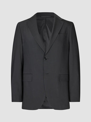 Tech Wool Blazer Black Slim