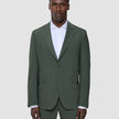 Tech Wool Blazer Green Night Slim