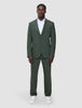 Tech Wool Blazer Green Night Regular