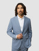 Tech Wool Blazer Light Blue Slim
