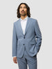 Tech Wool Blazer Light Blue Slim