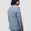 Tech Wool Blazer Light Blue Slim