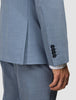 Tech Wool Blazer Light Blue Slim