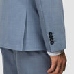 Tech Wool Blazer Light Blue Slim