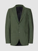 Tech Wool Blazer Green Night Regular