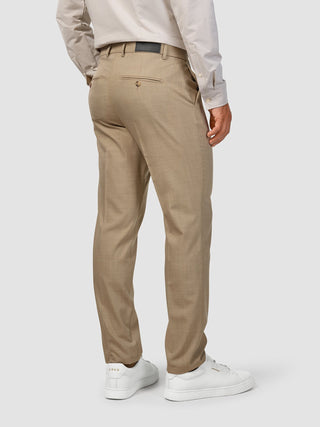 Tech Wool Suit Pants Regular Sand