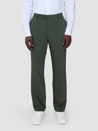 Tech Wool Suit Pants Regular Green Night