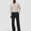 Tech Wool Suit Pants Relaxed Fit Black