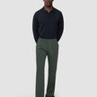 Tech Wool Suit Pants Relaxed Fit Green Night