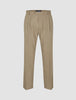 Tech Wool Suit Pants Relaxed Fit Sand