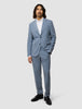 Tech Wool Suit Pants Regular Light Blue