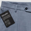 Tech Wool Suit Pants Regular Light Blue