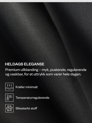 Tech Wool Suit Pants Regular Navy