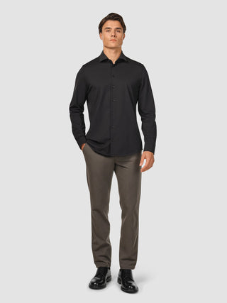 Travel Shirt Black Regular
