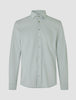 Travel Shirt Mint Grey Slim