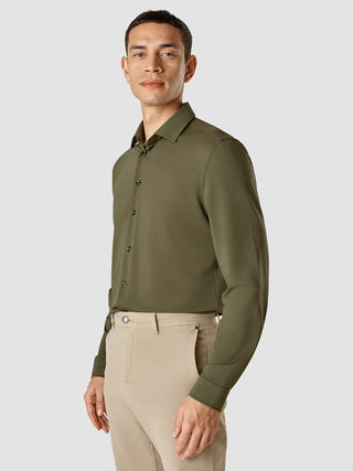 Travel Shirt Remote Green Regular