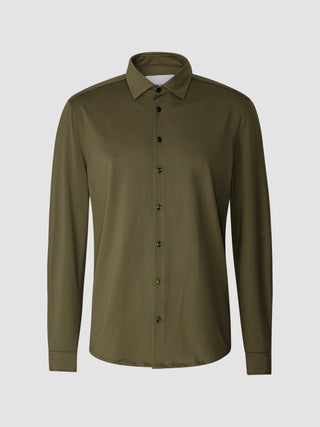 Travel Shirt Remote Green Regular