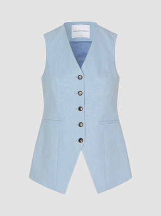 Essential Set Long Vest & Wide Pants